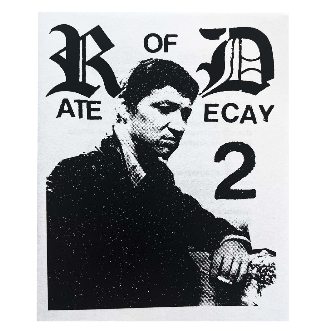 Rate Of Decay #2: Prophets and Quacks Multiply zine