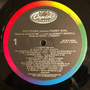 Ray Stark Presents Barbra Streisand, Sydney Chaplin: Funny Girl (Original Broadway Cast) 12"