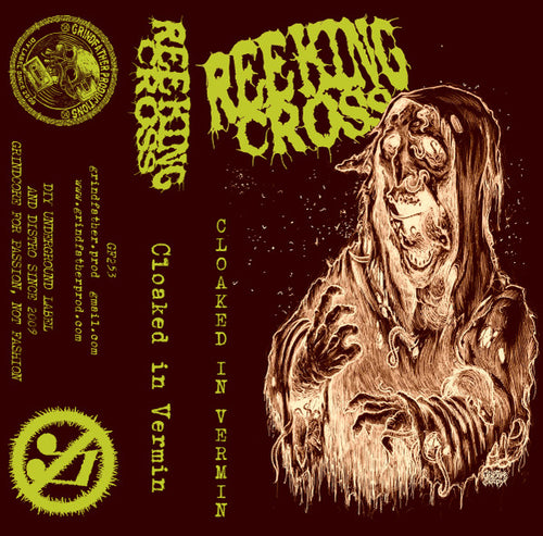 Reeking Cross: Cloaked In Vermin • Reissue With Bonus Track cassette