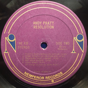 Andy Pratt: Resolution 12"