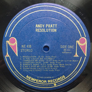 Andy Pratt: Resolution 12"