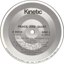 Peace & Quiet: S/T 12"