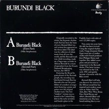 Burundi Black: S/T 12"