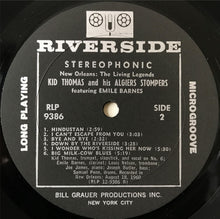 Kid Thomas And His Algiers Stompers Featuring Emil Barnes: S/T 12"