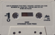 Sade: Stronger Than Pride cassette