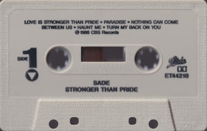 Sade: Stronger Than Pride cassette