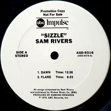 Sam Rivers: Sizzle 12"