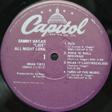 Sammy Hagar: All Night Long 12"