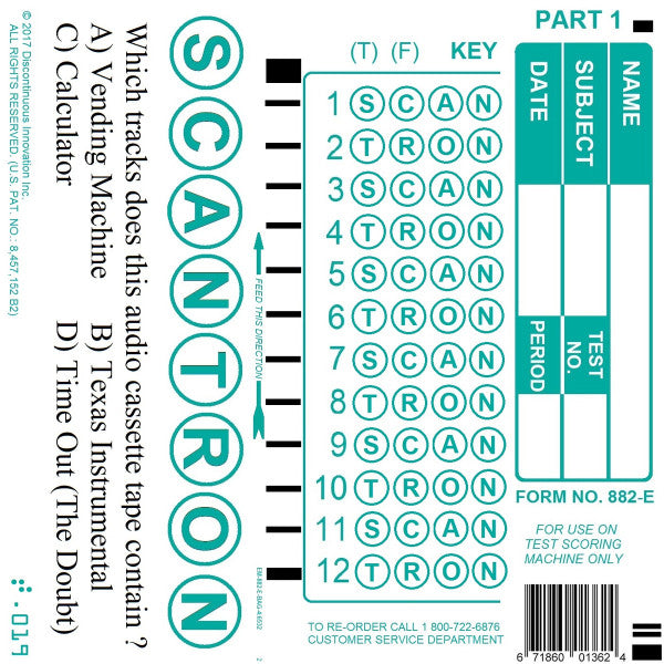 Scantron: 882-E Cassette