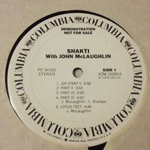 Shakti: Shakti With John McLaughlin 12"