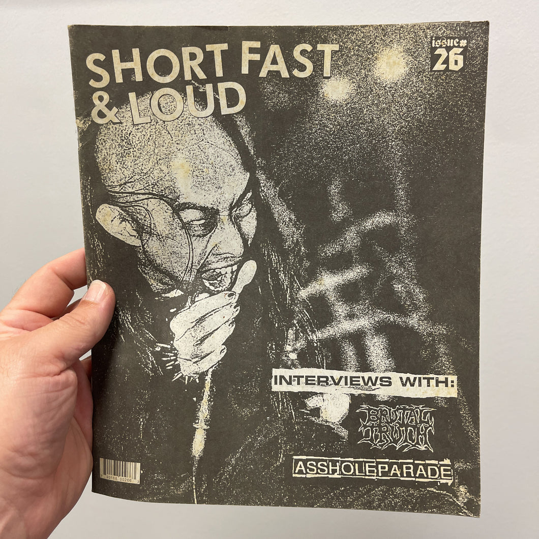 Short, Fast + Loud #26 zine
