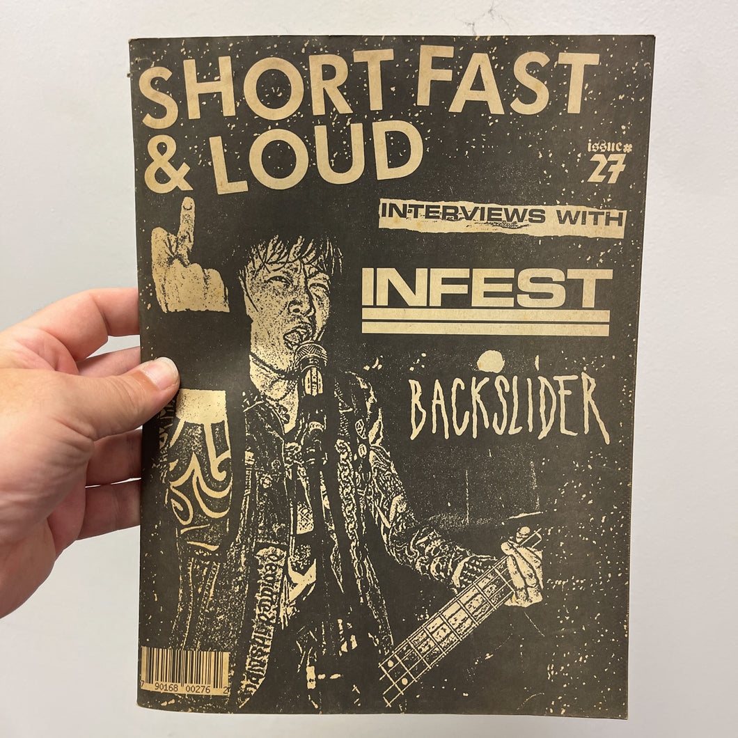 Short, Fast + Loud #27 zine