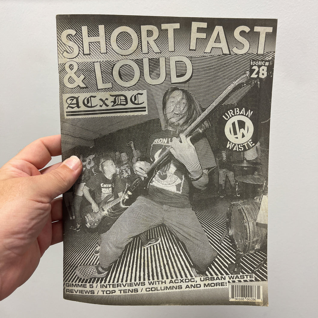 Short, Fast + Loud #28 zine