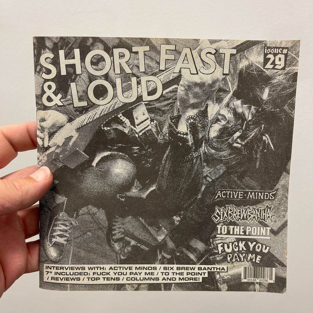 Short, Fast + Loud #29 zine