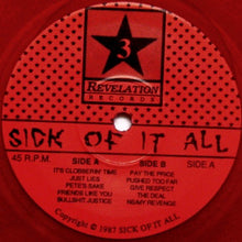 Sick Of It All: S/T 7"