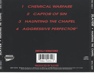 Slayer: Haunting The Chapel CD