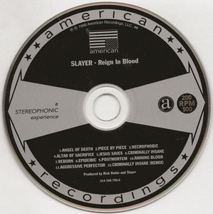 Slayer: Reign In Blood CD