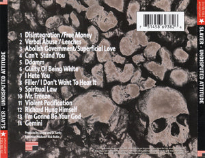 Slayer: Undisputed Attitude CD