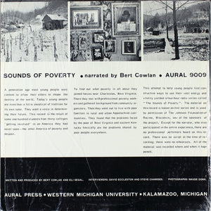 Bert Cowlan: Sounds of Poverty 12"