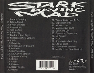 Stark Raving Mad: Amerika CD