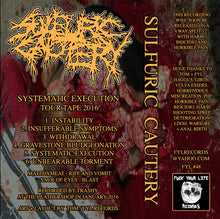 Sulfuric Cautery: Systematic Execution Tour Tape 2016 cassette