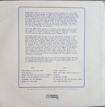 Carl Smith Trio: Sunday Down South 12"