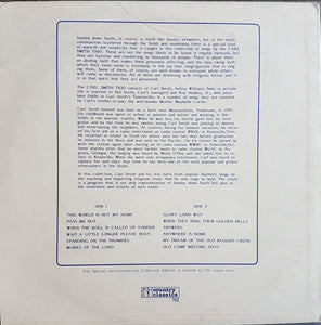 Carl Smith Trio: Sunday Down South 12"