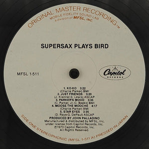 Supersax: Plays Bird 12"