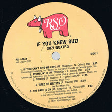 Suzi Quatro: If You Knew Suzi... 12"