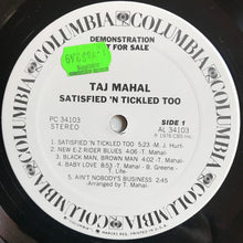 Taj Mahal: Satisfied 'N Tickled Too 12"