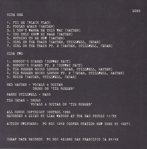 The Action Swingers: Complete London Toe Rag Session 12" (used)