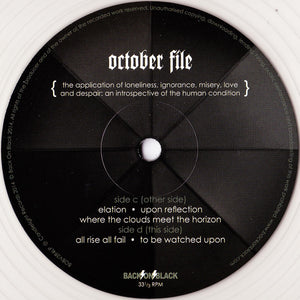 October File: The Application Of Loneliness 2x12"