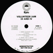 The Charlie Daniels Band: Volunteer Jam III And IV 2x12"