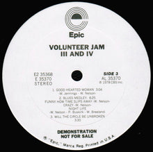 The Charlie Daniels Band: Volunteer Jam III And IV 2x12"