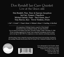 The Don Rendell / Ian Carr Quintet: Live At The Union 1966 CD