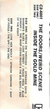 The Doors: Weird Scenes Inside The Gold Mine 2x cassette