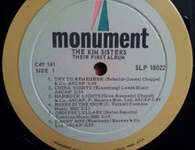 The Kim Sisters: Their First Album 12"