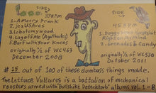 The Lettuce Vultures: "Limited Edition Load of Fucking Shit" 7"