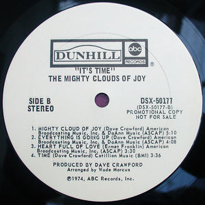 The Mighty Clouds Of Joy: It's Time 12"
