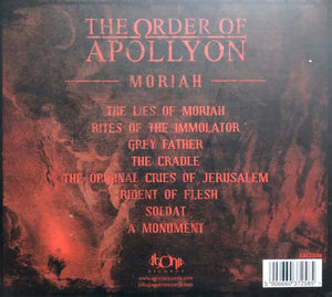 The Order Of Apollyon: Moriah CD