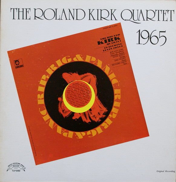The Roland Kirk Quartet: Rip, Rig & Panic 12