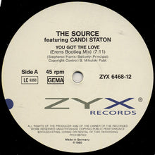 The Source: You Got The Love (Erens Bootleg Mix) 12"