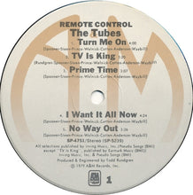 The Tubes: Remote Control 12"