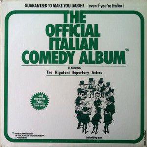 The Warsaw Plumbers Shakespearian Players / The Rigatoni Repertory Actors: The Official Polish/ Italian Comedy Album 12"