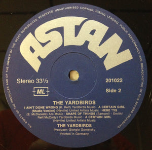 The Yardbirds: Shapes Of Things 12"