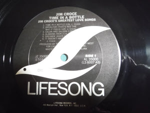 Jim Croce: Time In A Bottle Jim Croce's Greatest Love Songs 12"