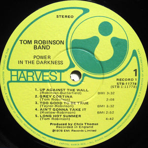 Tom Robinson Band: Power In The Darkness 2x12"