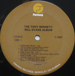 Tony Bennett / Bill Evans: The Tony Bennett Bill Evans Album 12"