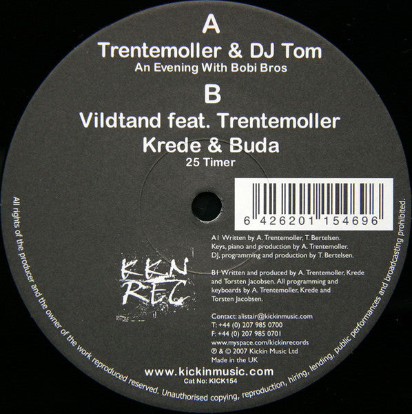 Trentemøller & DJ Tom: An Evening With Bobi Bros / 25 Timer 12