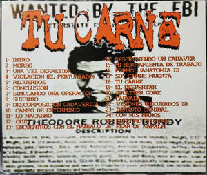 Tu Carne: Antologia Del Horror Extremo CD